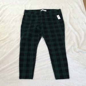 Old Navy High Rise Plaid Pants XL